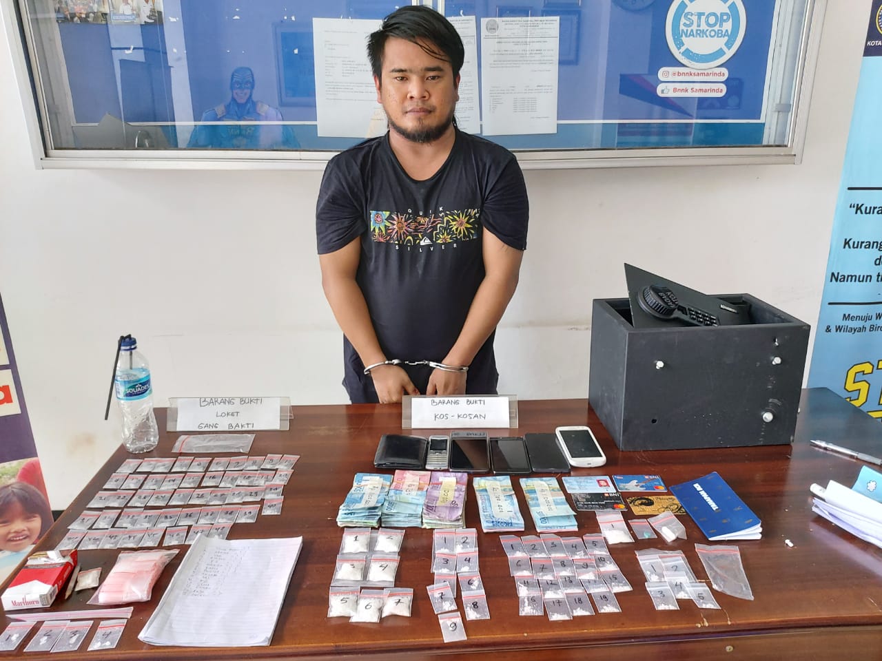 BNNK Samarinda Bongkar Save House Narkoba di Lambung Mangkurat