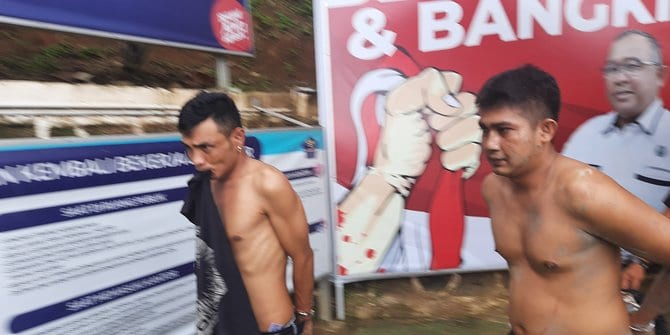 BNN Gerebek Kampung Narkoba di Samarinda, 2 Pengedar Sabu Dibekuk Usai Masuk Parit
